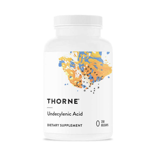Thorne Undecylenic Acid – 250 Gelcaps for Skin & Immune Health