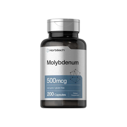Horbäach Molybdenum 500mcg | 200 Capsules