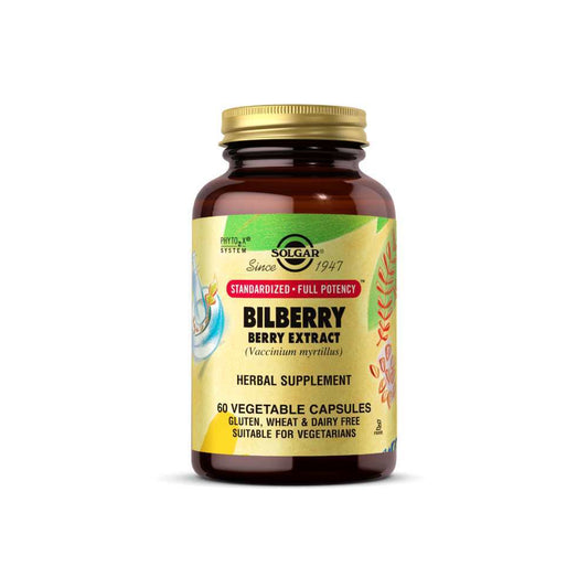 Solgar Sfp Bilberry Berry Extract 60 Vegetable Capsules