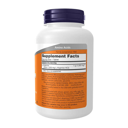 Now Foods Double Strength L-Arginine 1000 Mg – 120 Tablets