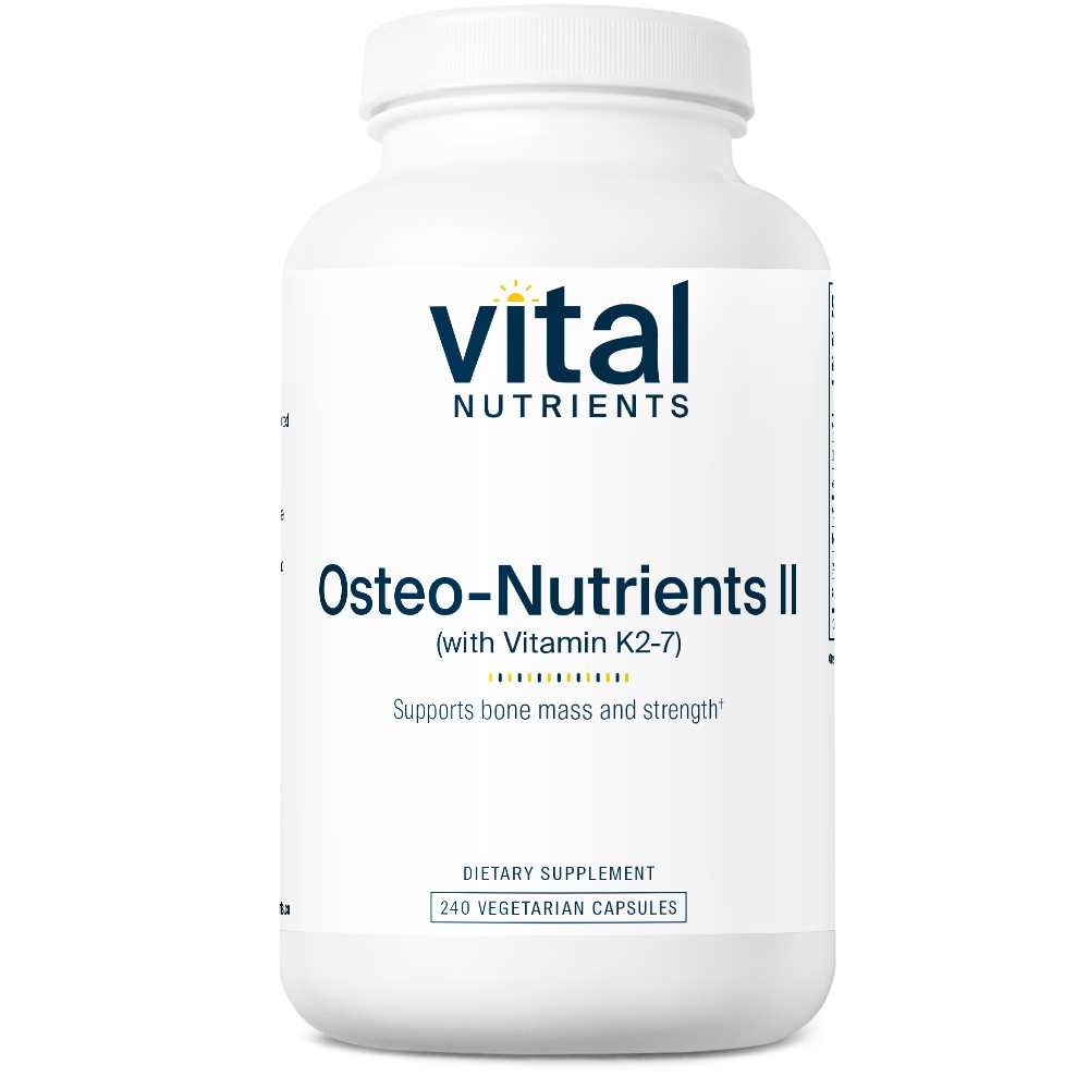 Vital Nutrients Osteo-Nutrients Ii (with Vitamin K2-7) 240 Caps