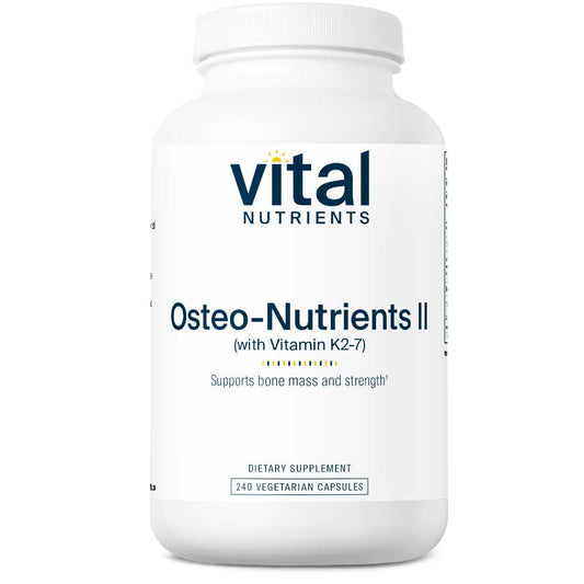 Vital Nutrients Osteo-Nutrients Ii (with Vitamin K2-7) 240 Caps