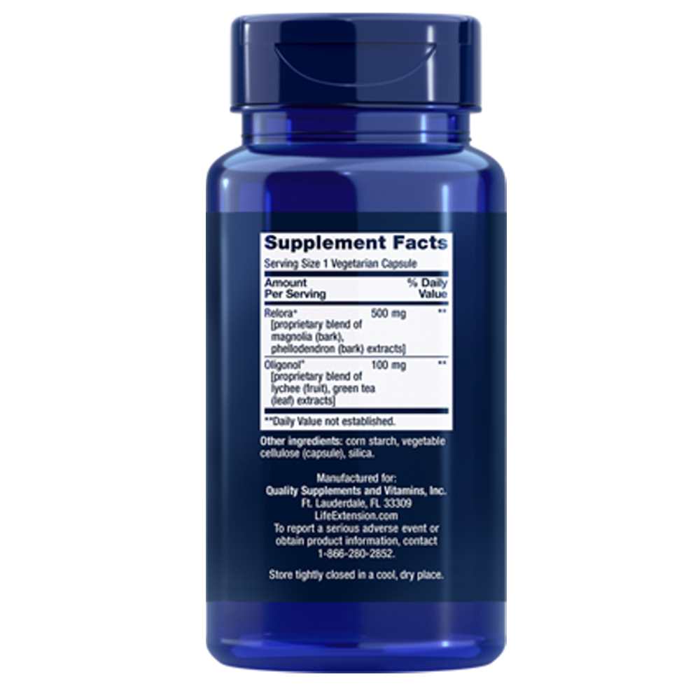 Life Extension Cortisol-Stress Balance – 30 Vegetarian Capsules