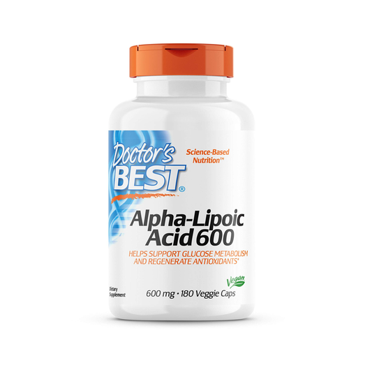 Doctor’s Best Alpha Lipoic Acid 600MG Capsules - Helps Glucose Metabolism