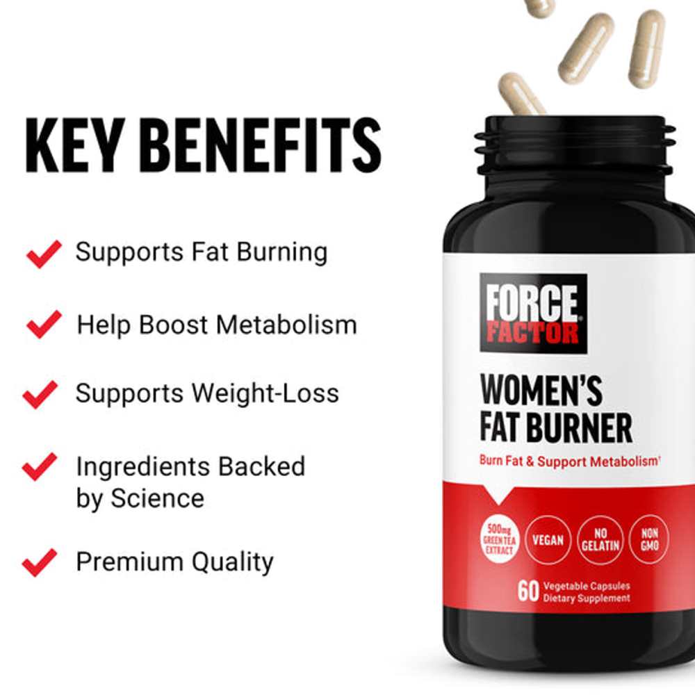 Force Factor Women’s Fat Burner – 60 Capsules