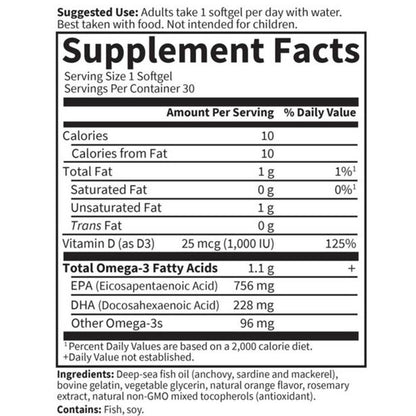 Garden of Life Minami Platinum Orange 30 Softgels