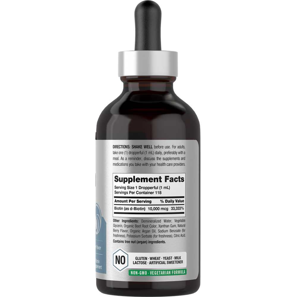 Horbäach Biotin Drops 10000mcg | 4oz Liquid