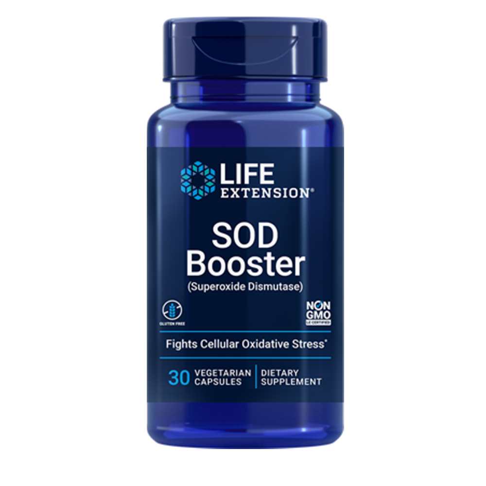 Life Extension Sod Booster (superoxide Dismutase) 30 Vegetarian Capsules