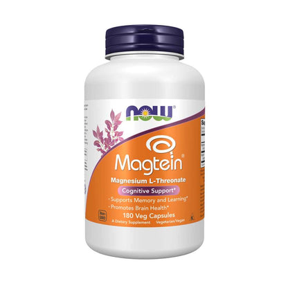 Now Foods Magtein – Magnesium L-Threonate for Brain Health – 90 Veg Capsules
