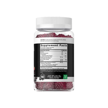 Horbäach Sambucus Black Elderberry | 60 Gummies