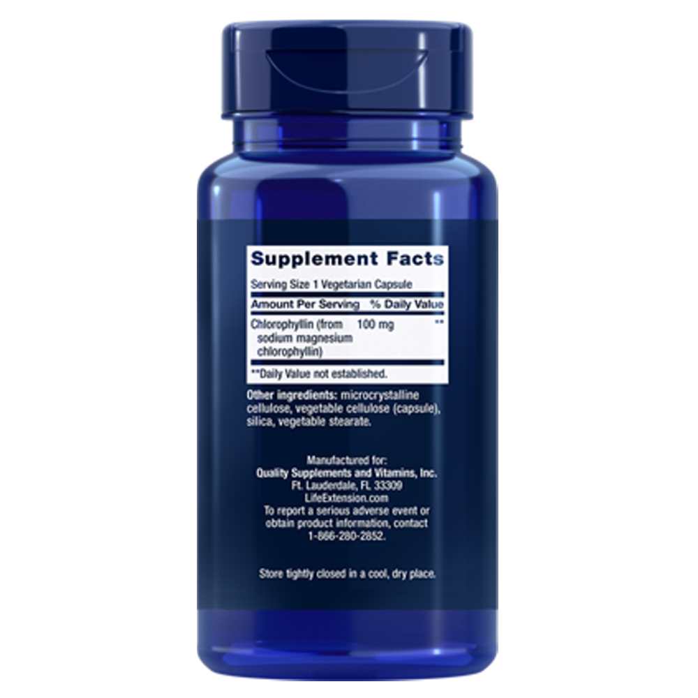 Life Extension Chlorophyllin 100 Mg – 100 Vegetarian Capsules