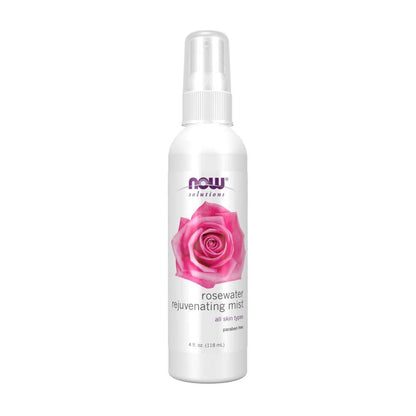 Now Foods Rosewater Rejuvenating Mist – Hydrating & Refreshing Botanical Spray – Facial & Body Mist – 118 M L