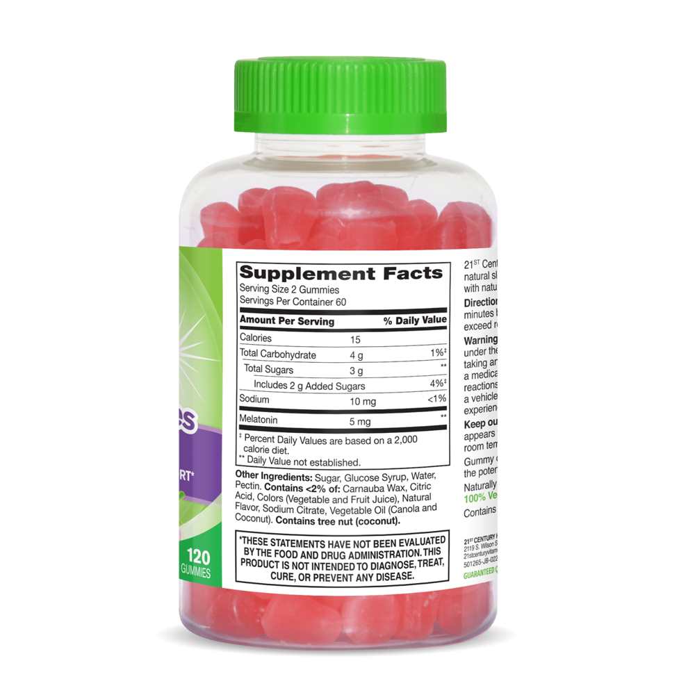 21st Century Vita Joy® Melatonin 5 Mg 120 Gummies