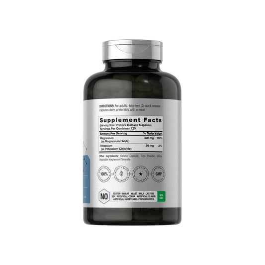 Horbäach Potassium Magnesium | 240 Capsules