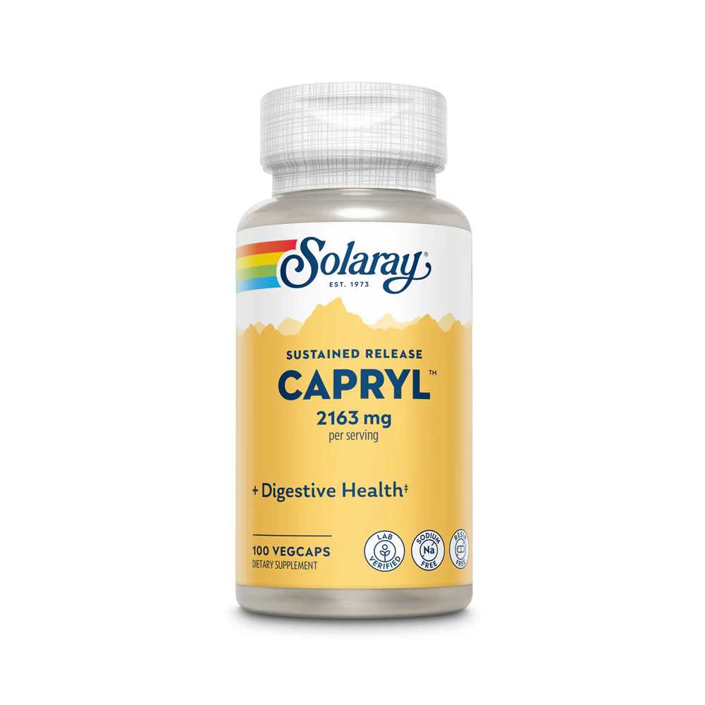 Solaray Capryl, Caprylic Acid Formula 100 Caps