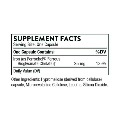 Thorne Iron Bisglycinate Capsules
