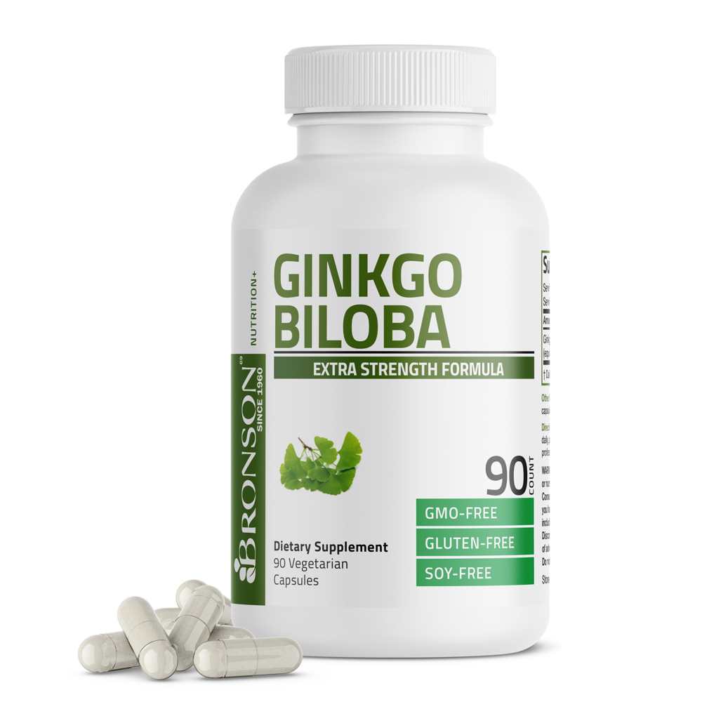 Bronson Vitamins Ginkgo Biloba - 500 Mg 90 Caps