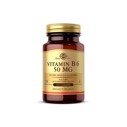 Solgar Vitamin B6 50 Mg 100 Tablets