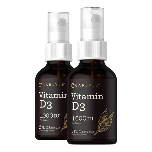 Carlyle Nutritionals Vitamin D-3 1000IU | 2oz Liquid Spray