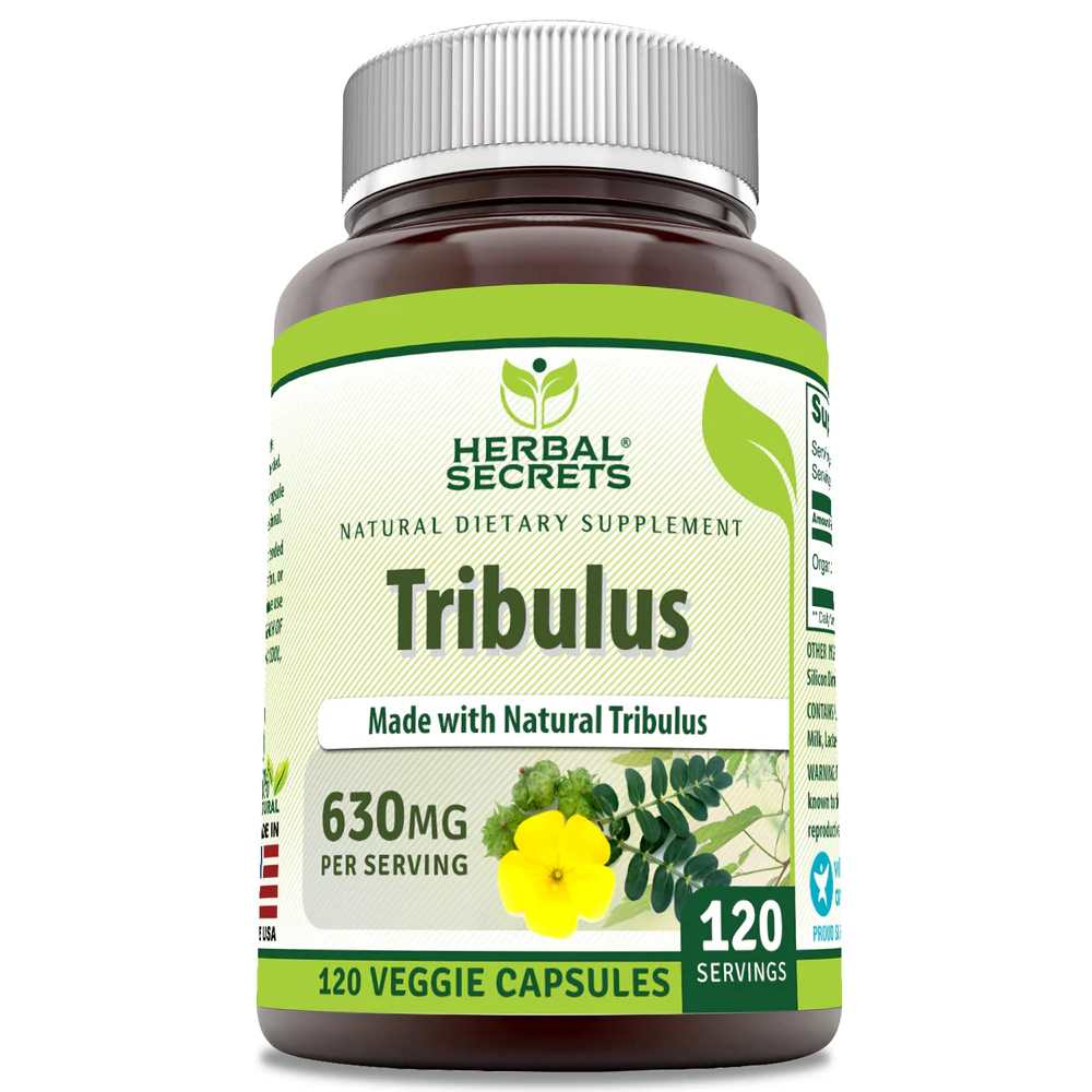 Herbal Secrets Tribulus 630 Mg 120 Veggie Capsules