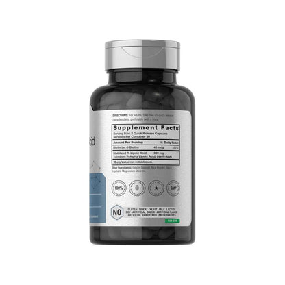Horbäach R-Lipoic Acid 300mg Stabilized | 60 Capsules