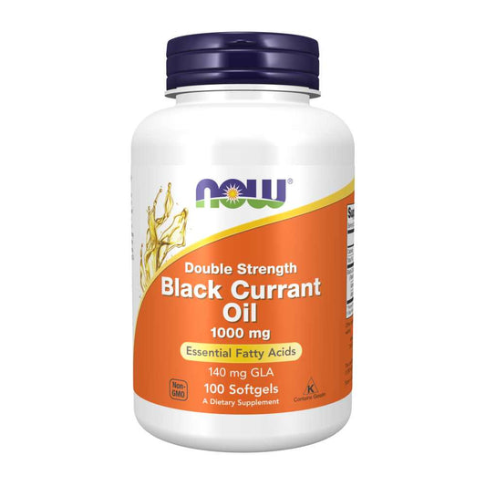 Now Foods Black Currant Oil 1000mg – Double Strength Gla Supplement – 100 Softgels