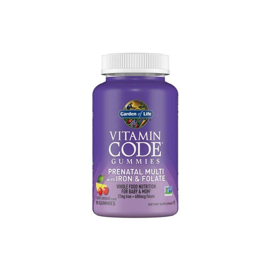 Garden of Life Vitamin Code Prenatal with Iron & Folate 90 Gummies