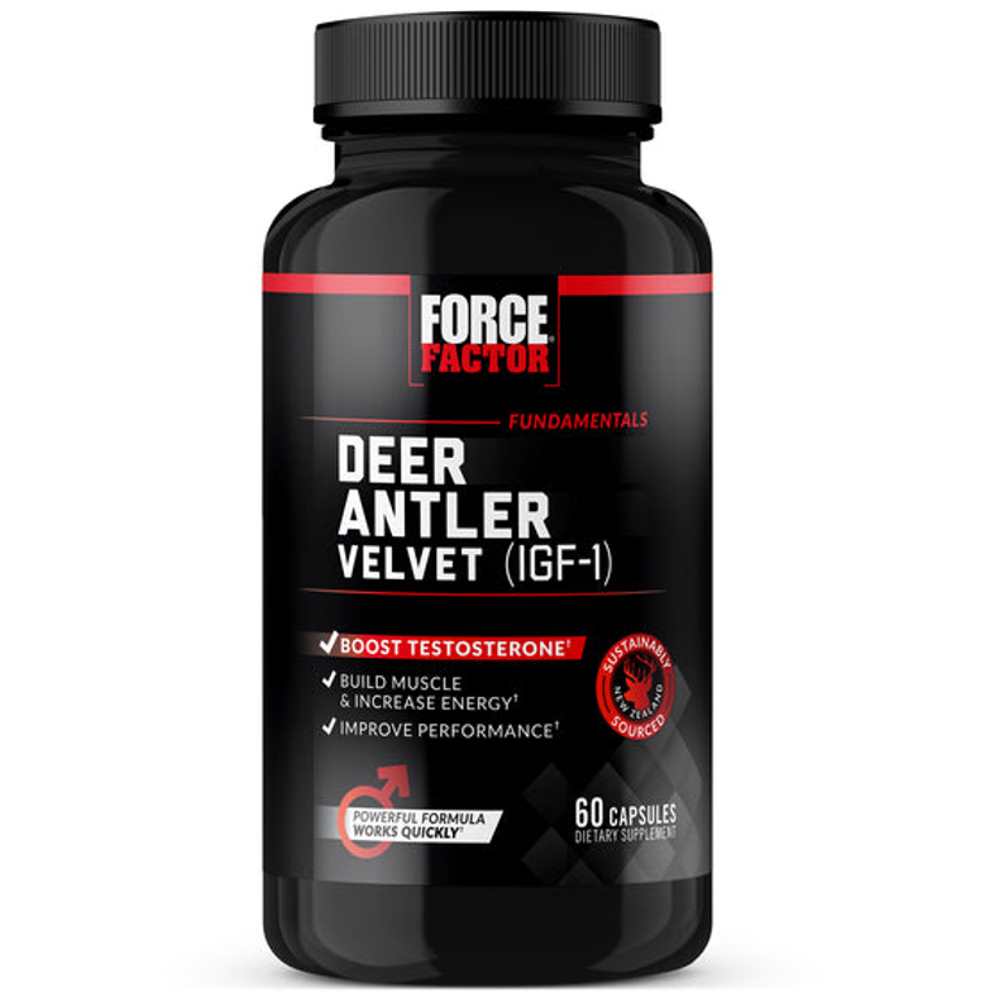 Force Factor Deer Antler Velvet – 60 Capsules