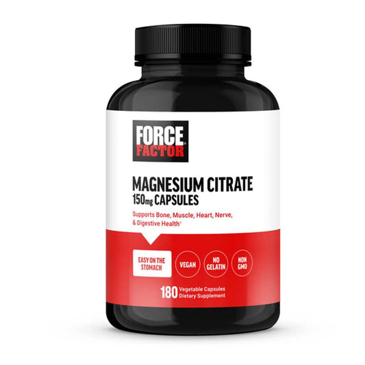 Force Factor Magnesium Citrate – 180 Capsules
