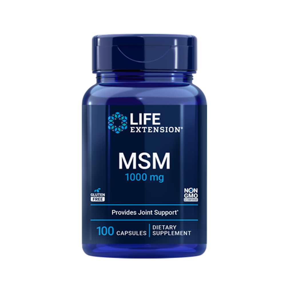 Life Extension Msm 1000 Mg, 100 Capsules