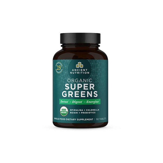 Ancient Nutrition Organic SuperGreens 90 Tabs