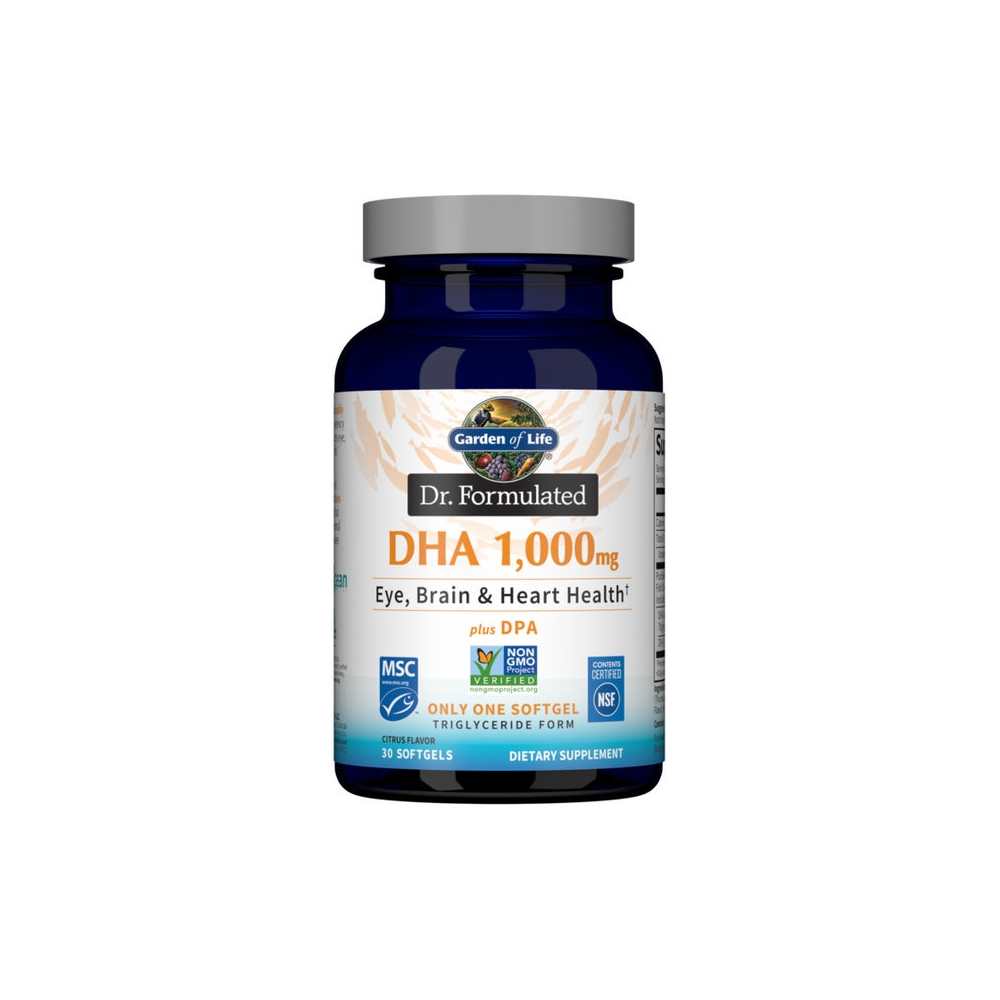 Garden of Life Dr. Formulated Dha 1,000mg 30 Softgels