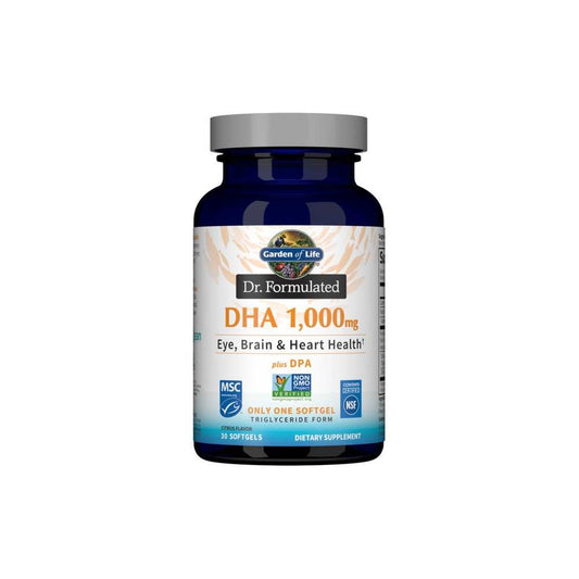 Garden of Life Dr. Formulated Dha 1,000mg 30 Softgels