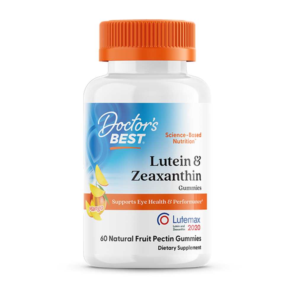 Doctor's Best Lutein & Zeaxanthin  Mango Madness, 60 Gummies