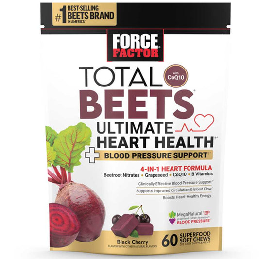 Force Factor Total Beets Ultimate Heart Health – 60 Soft Chews