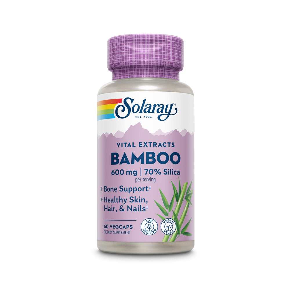 Solaray Bamboo Extract 600mg 60 Caps