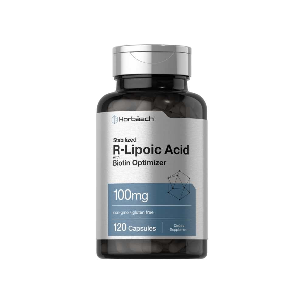 Horbäach R Lipoic Acid 100mg Stabilized | 120 Capsules
