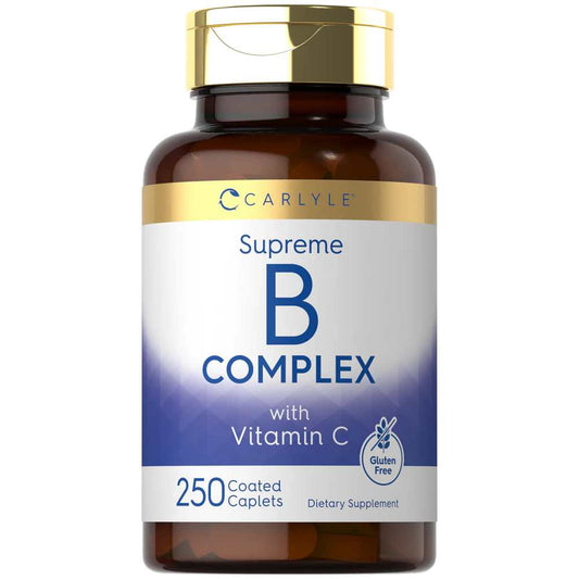 Carlyle Nutritionals Vitamin B-Complex plus Vitamin C | 250 Caplets