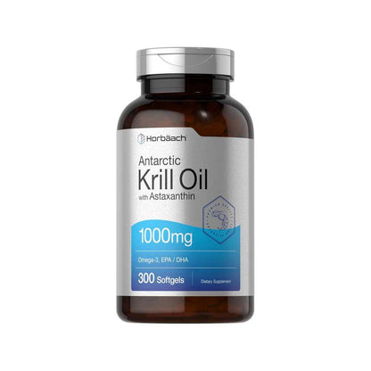 Horbäach Krill Oil 1000mg | 300 Softgels