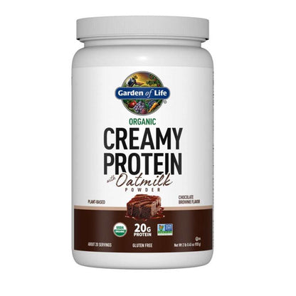Garden of Life Organic Creamy Protein with Oatmilk – Chocolate Brownie 920g