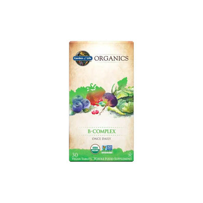 Garden of Life Organics B-Complex Once Daily 30 Tablets
