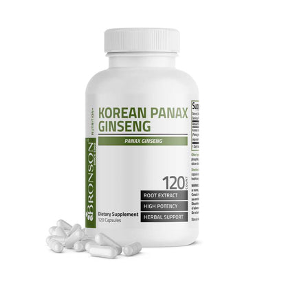 Bronson Vitamins Korean Panax Ginseng - 1,000 Mg 120 Caps
