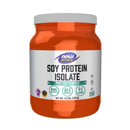 Now Sports Soy Protein Isolate, Unflavored Powder – Pure Plant-Based Protein – 544 G