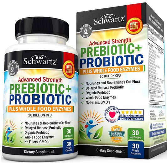 Bio Schwartz Prebiotic + Probiotic – 30 Capsules