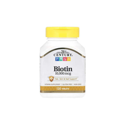 21st Century Biotin 10,000 Mcg 360 Tablets