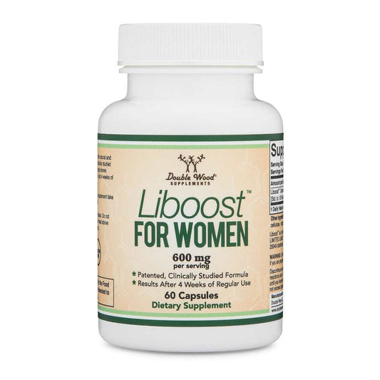 Double Wood Liboost for Women – Clinically Studied Female Wellness Formula | 60 Capsules