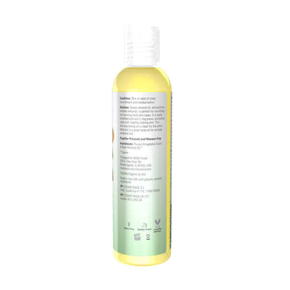Now Foods Sweet Almond Oil – 100% Pure & Certified Organic – Nourishing Skin & Hair Oil – 237 M L