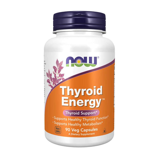 Now Foods Thyroid Energy – Metabolism & Thyroid Support – 90 Veg Capsules