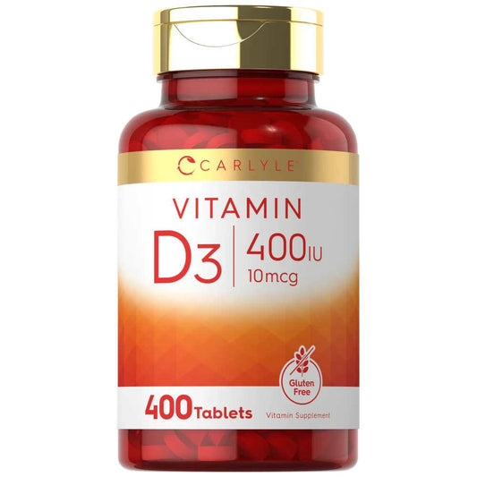 Carlyle Nutritionals Vitamin D-3 400IU | 400 Tablets