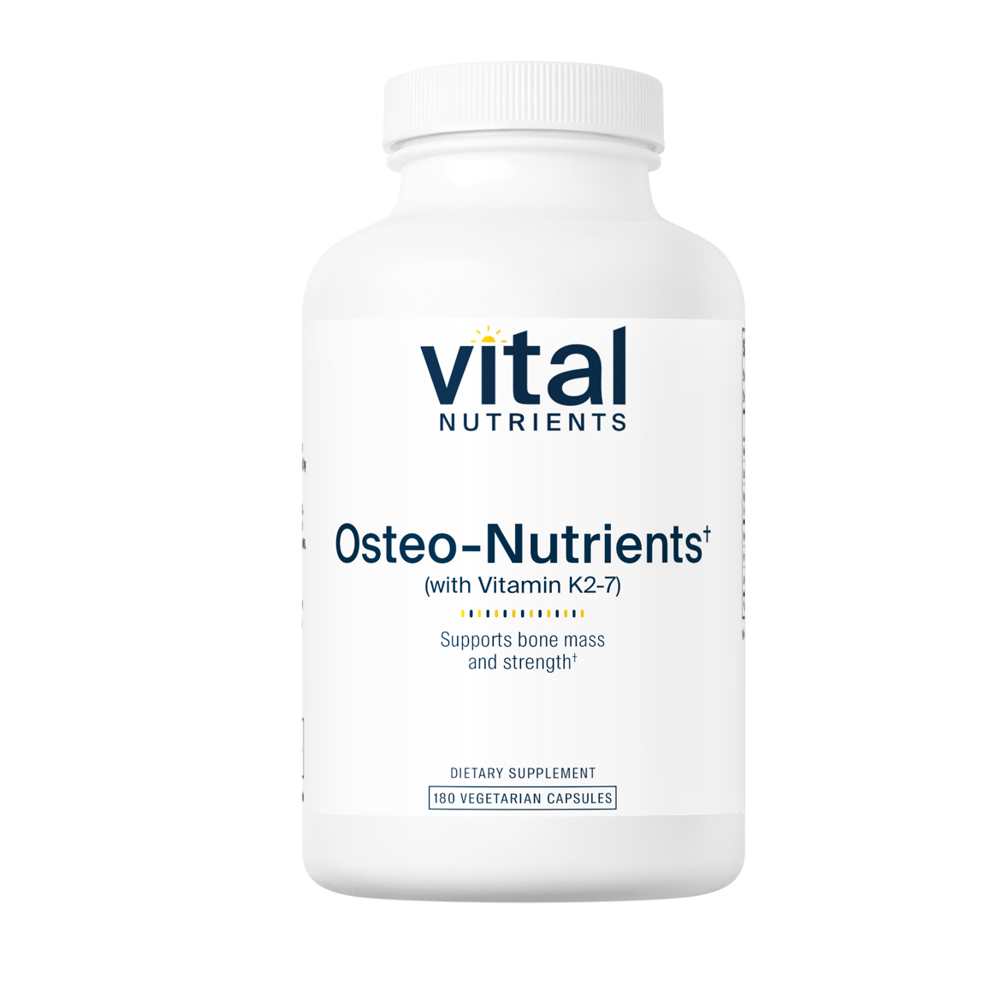 Vital Nutrients Osteo-Nutrients (with Vitamin K2-7) 180 Caps